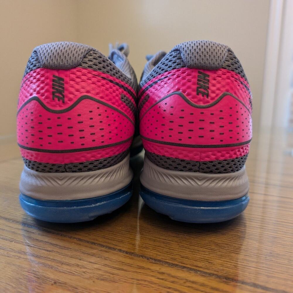 Nike Mens Zoom All Out Low 2 Fabric Low, Gunsmoke/Black-pink Blast, Size 12 - Picture 5 of 10
